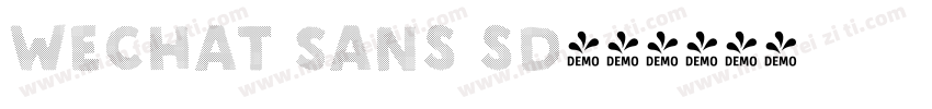 WeChat Sans sd字体转换